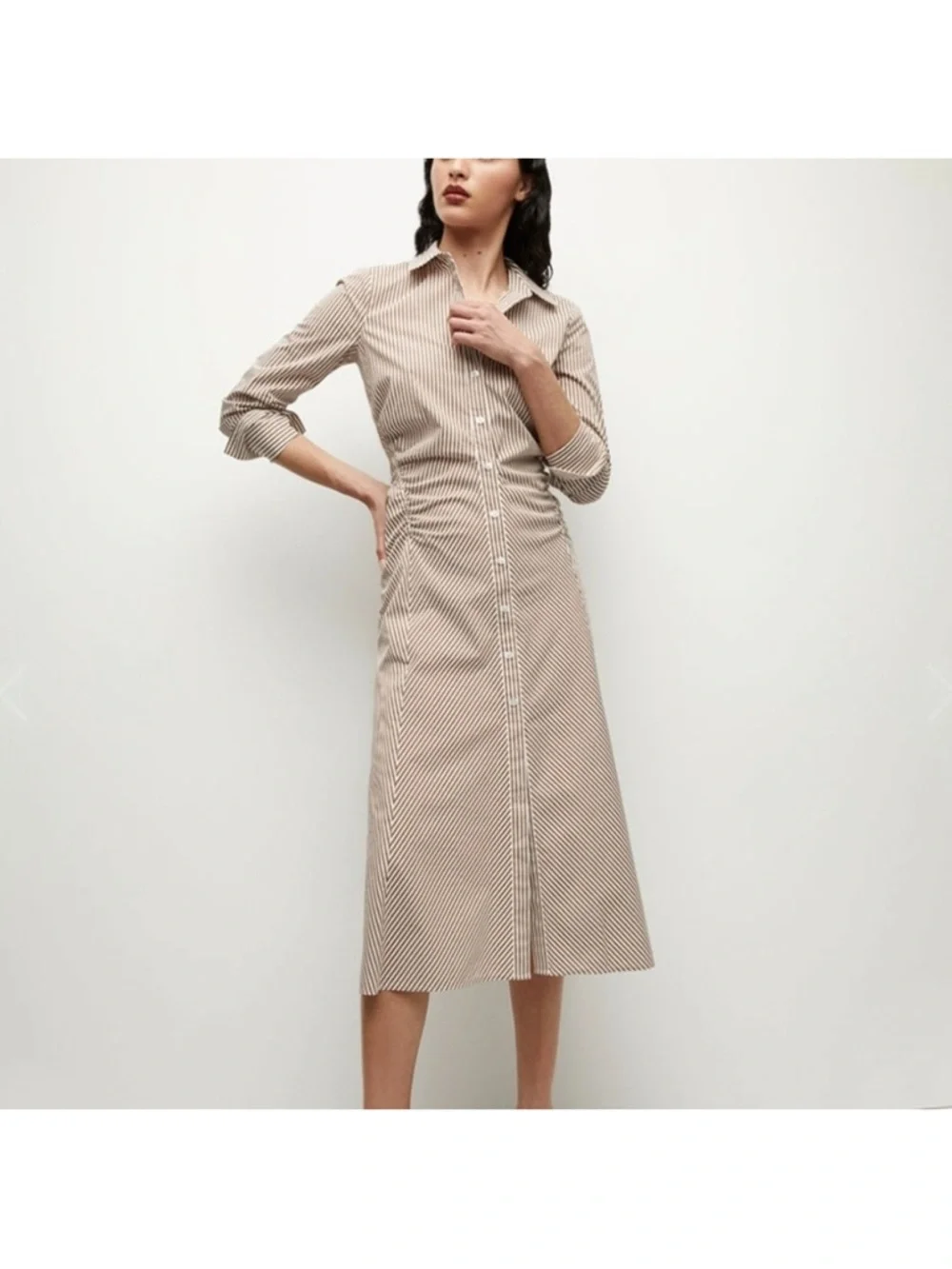 Veronica Beard Lex Striped dress size 4 - Picture 2 of 13